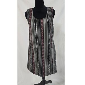 Jaime women M southwestern sleeveless dress boho festival artsy